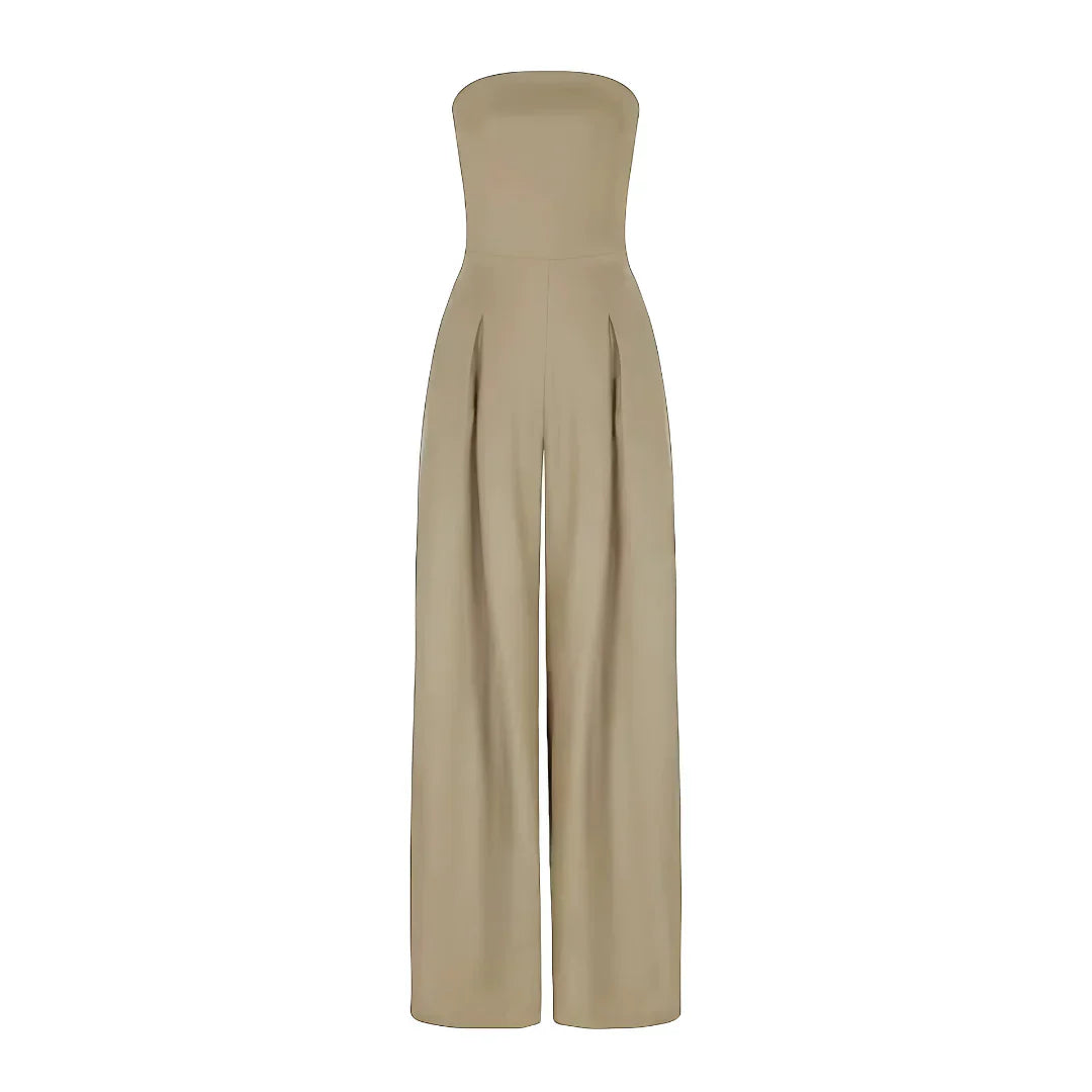 Malene – Strapless Wide-Leg Jumpsuit