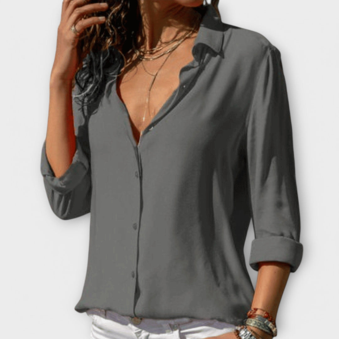 Lianelle – Classic Button-Up Blouse