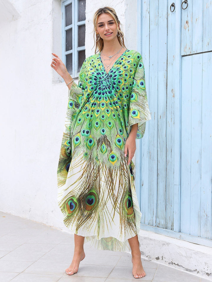 Island Oasis Bamboo Wrap Dress