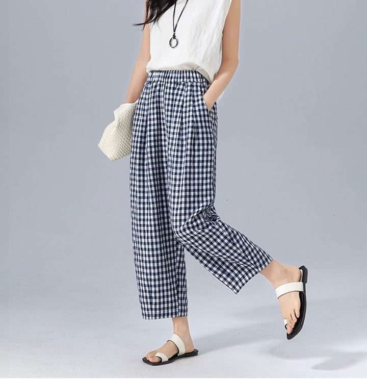 Sabby – Gingham Trousers