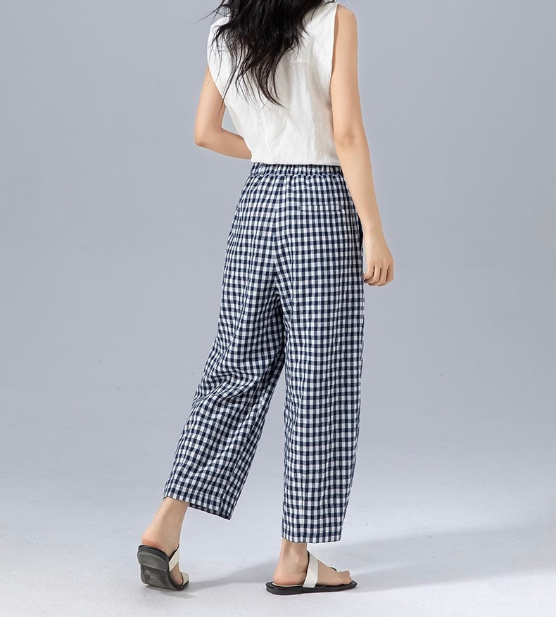 Sabby – Gingham Trousers