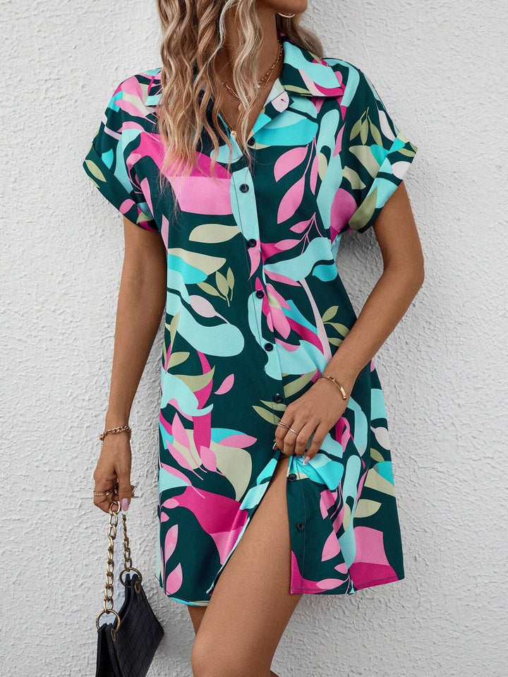 Alizabeth – Buttoned Shirt Dress