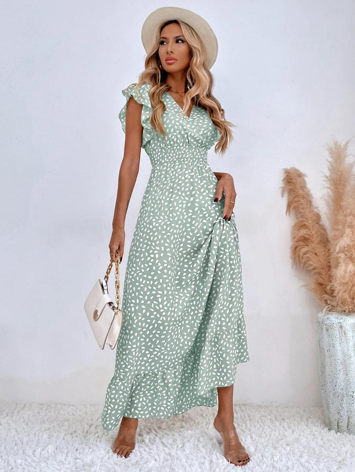 Effie – Ruffle Sleeve Maxi Dress