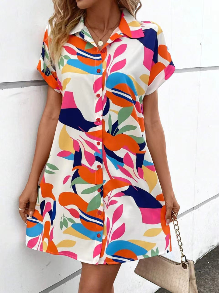 Alizabeth – Buttoned Shirt Dress