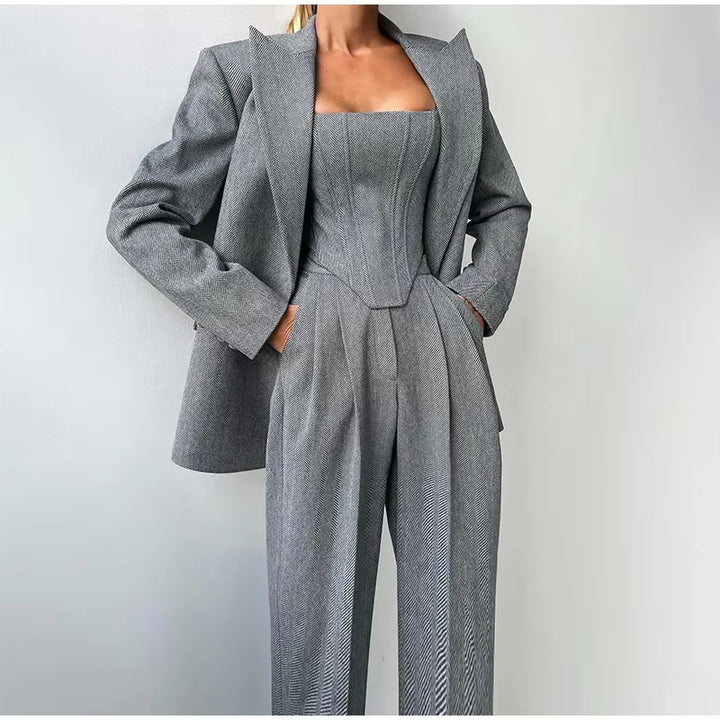 Elowen – Tailored Three-Piece Suit Set