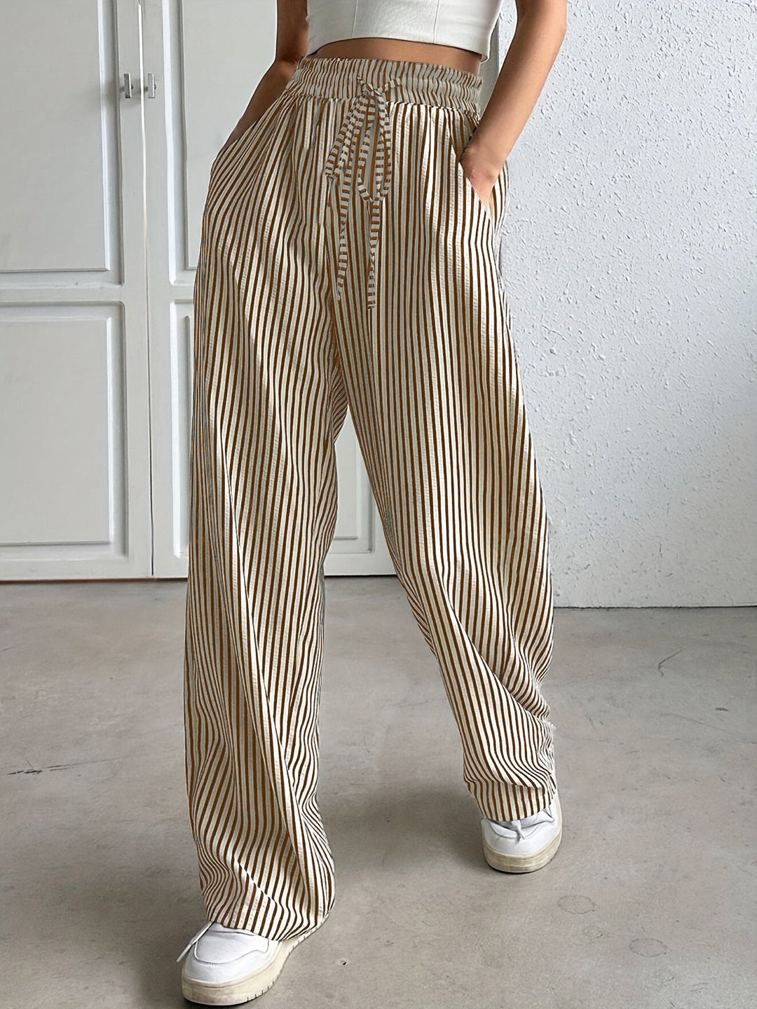 Ailani – Relaxed Stripe Trousers