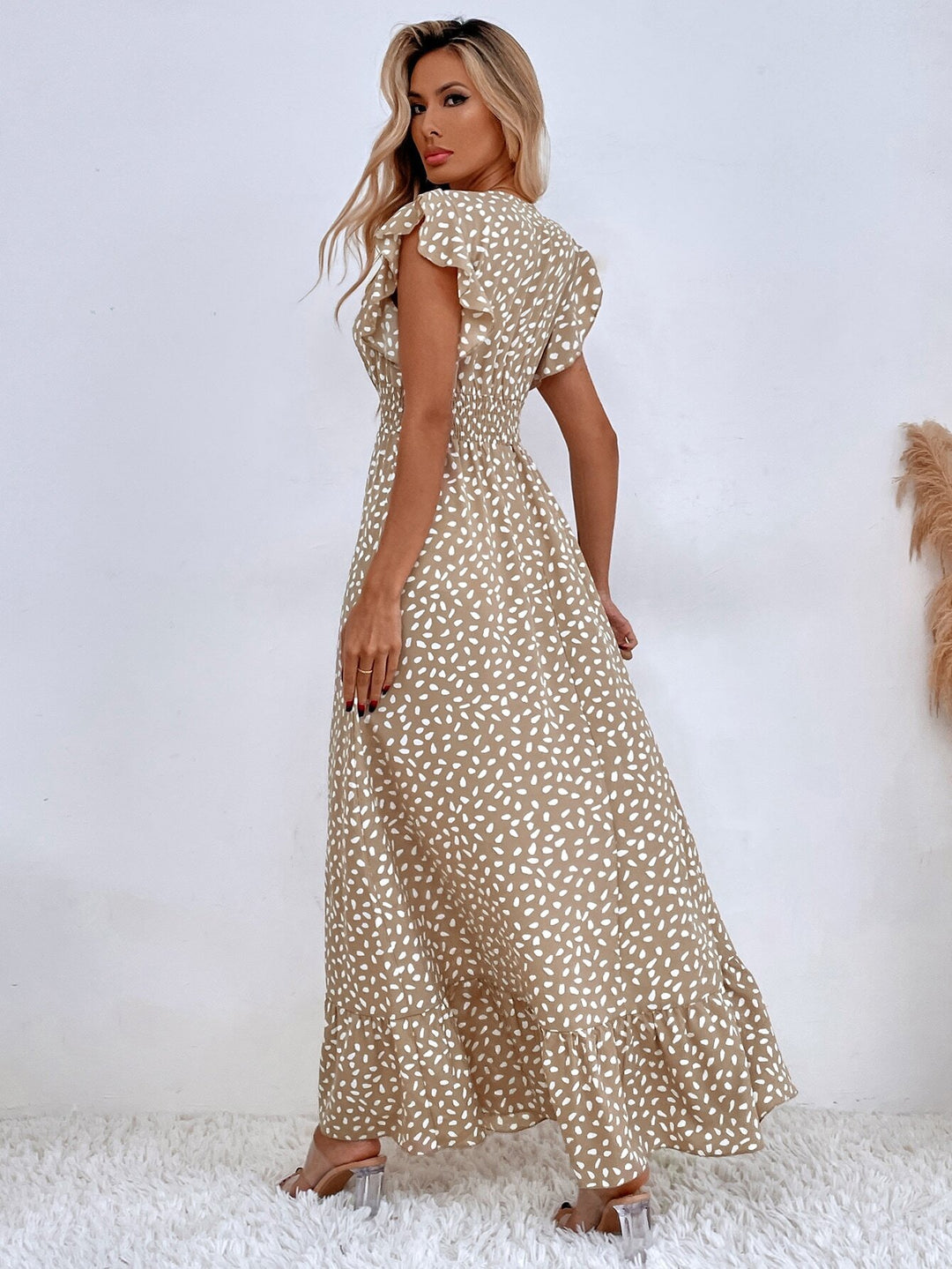 Effie – Ruffle Sleeve Maxi Dress