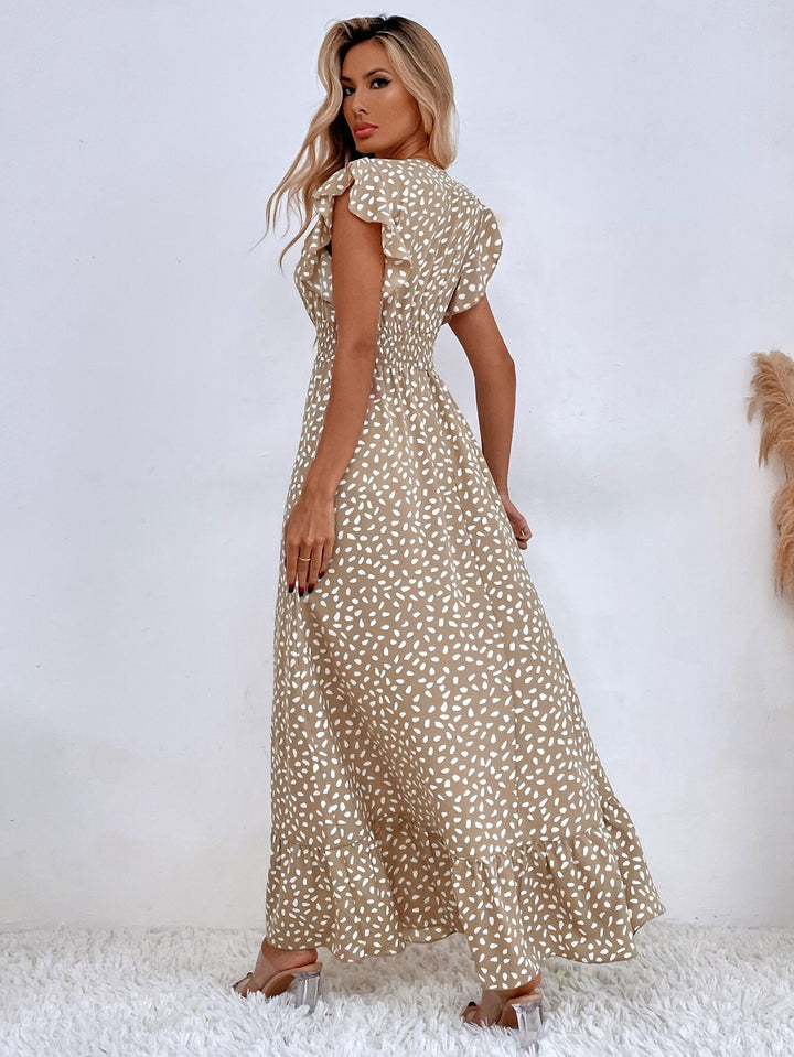 Effie – Ruffle Sleeve Maxi Dress