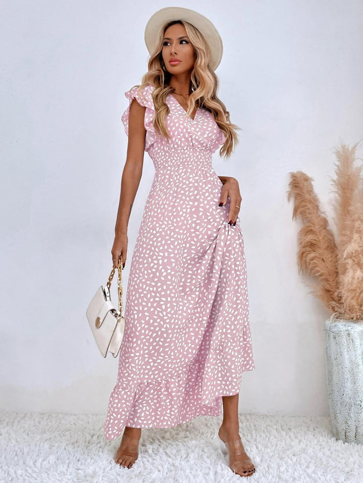 Effie – Ruffle Sleeve Maxi Dress