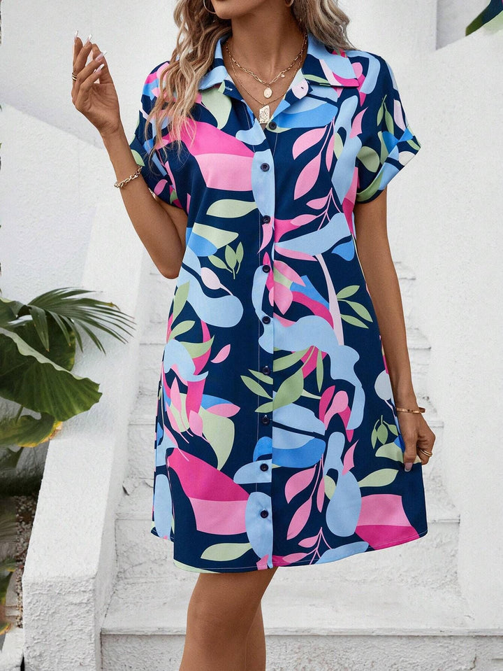 Alizabeth – Buttoned Shirt Dress