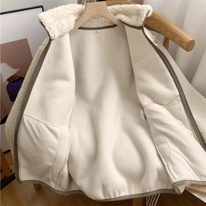 Gretchen – Sherpa Zip-Up Jacket
