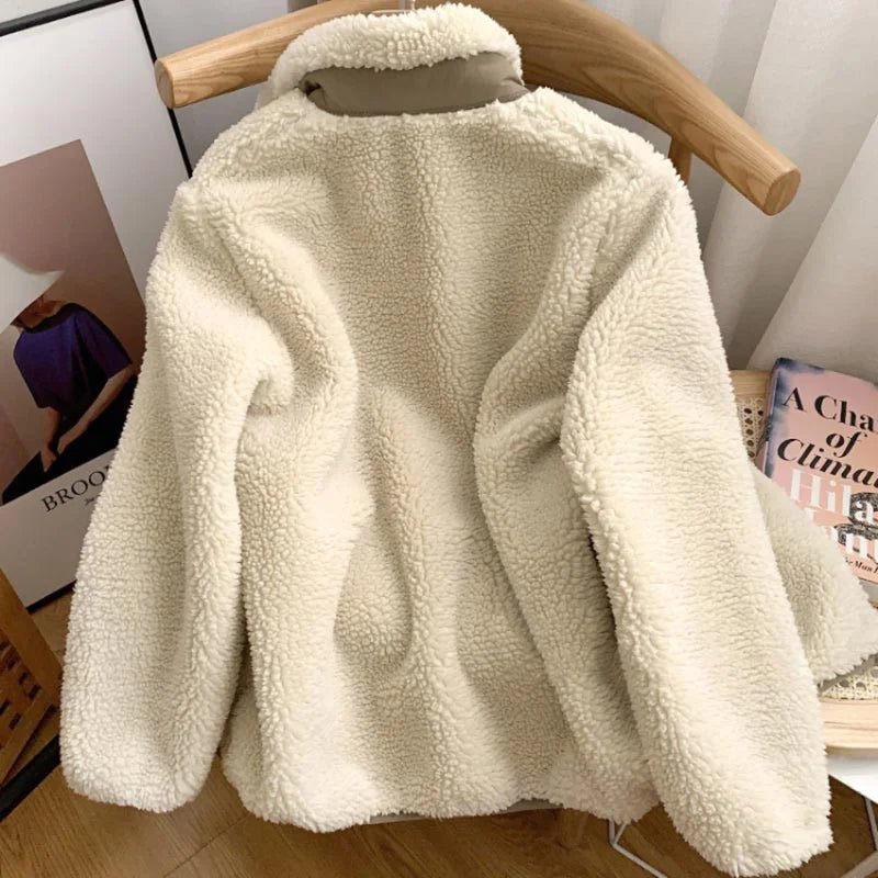 Gretchen – Sherpa Zip-Up Jacket