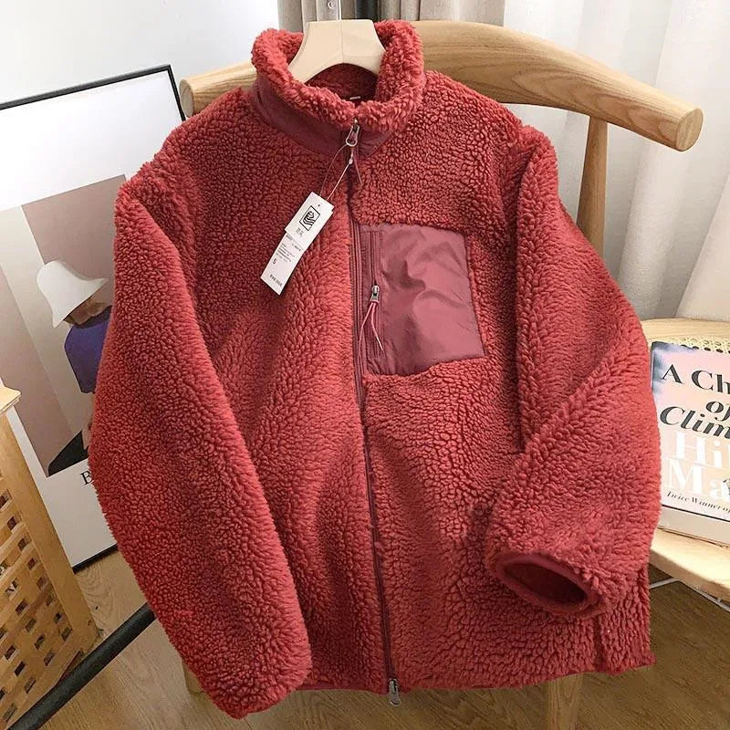 Gretchen – Sherpa Zip-Up Jacket