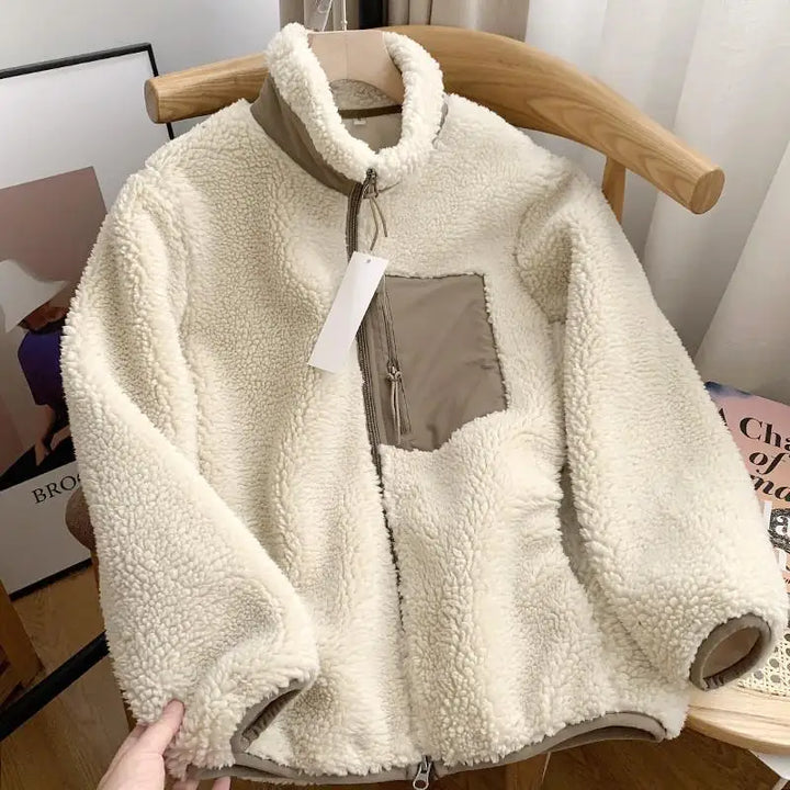 Gretchen – Sherpa Zip-Up Jacket