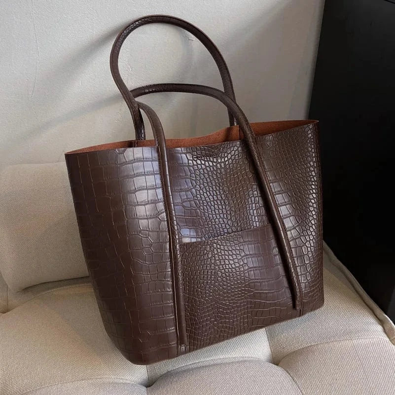 Betina – Croc Shoulder Bag