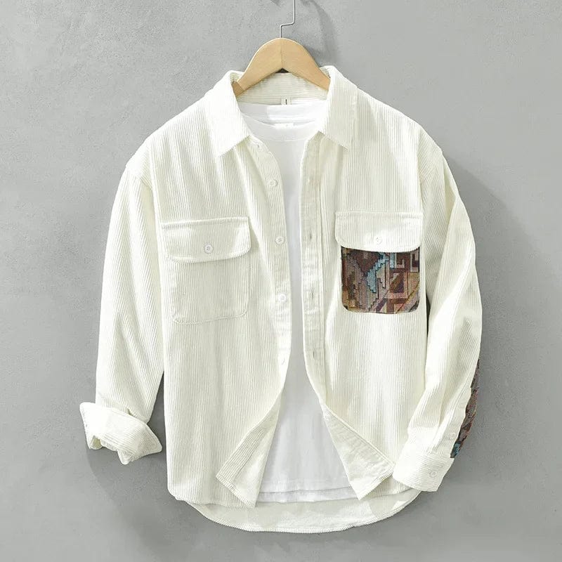Charles – Corduroy Patchwork Shirt