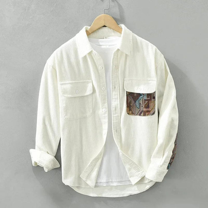 Charles – Corduroy Patchwork Shirt