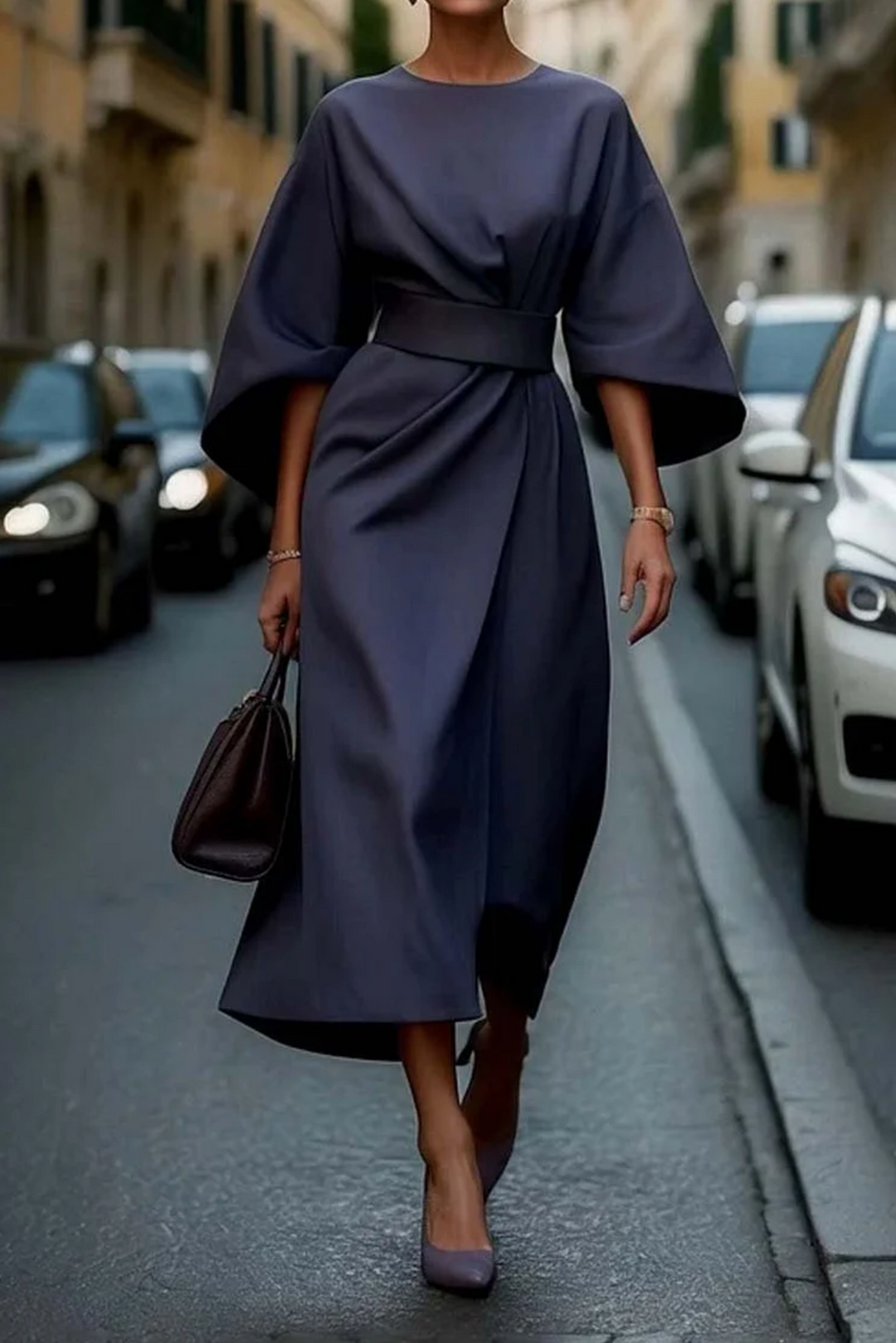 Gwen – Batwing Sleeve Wrap Dress