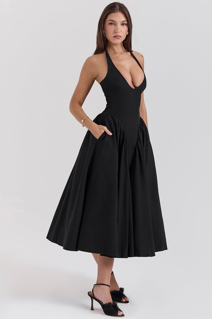 Shannah - Elegant Midi Dress