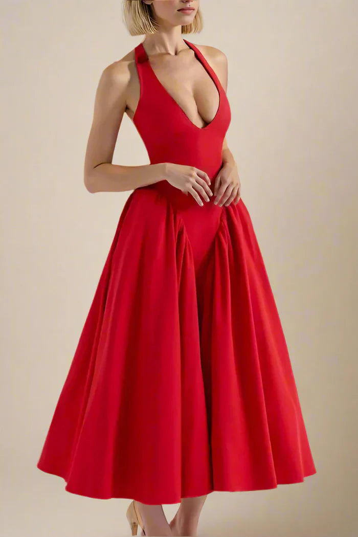 Shannah - Elegant Midi Dress