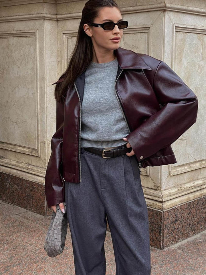 Mira | Stylish Leather Jacket