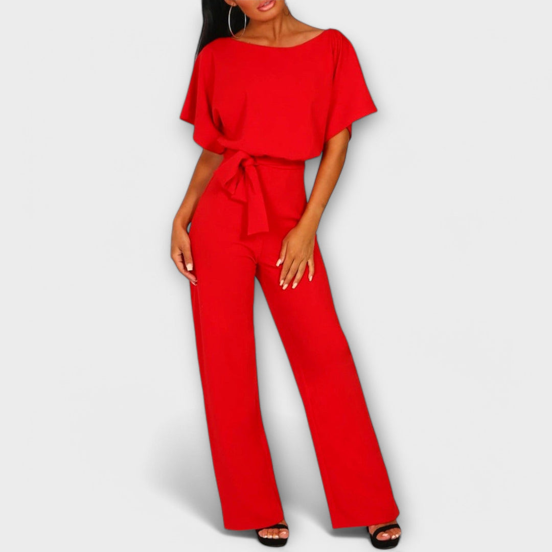 Marlowe – Wide-Leg Belted Jumpsuit