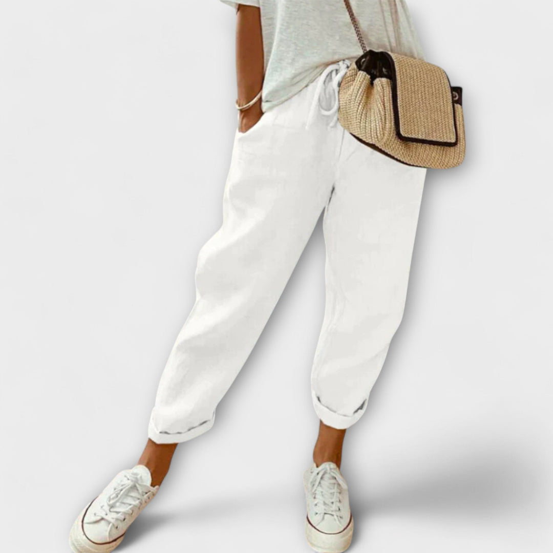 Bella - Stylish and Relaxed Linen Trousers