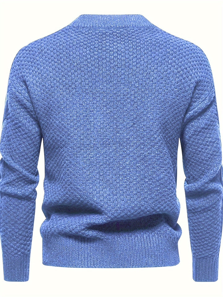 Clayton – Textured Cable Knit Sweater