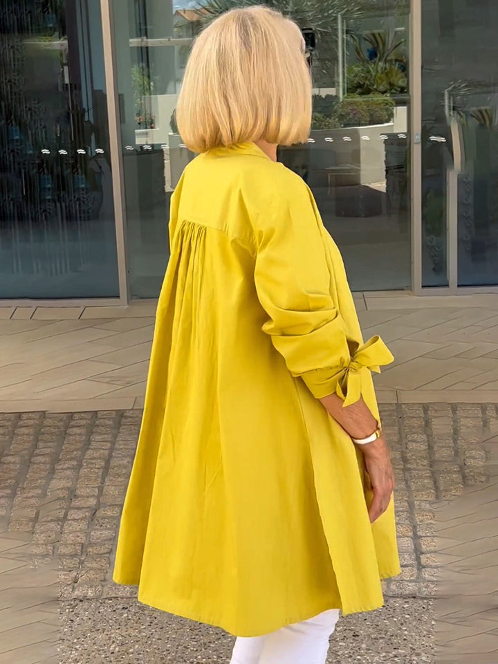 Reanah – Button-Up Longline Shirt Jacket