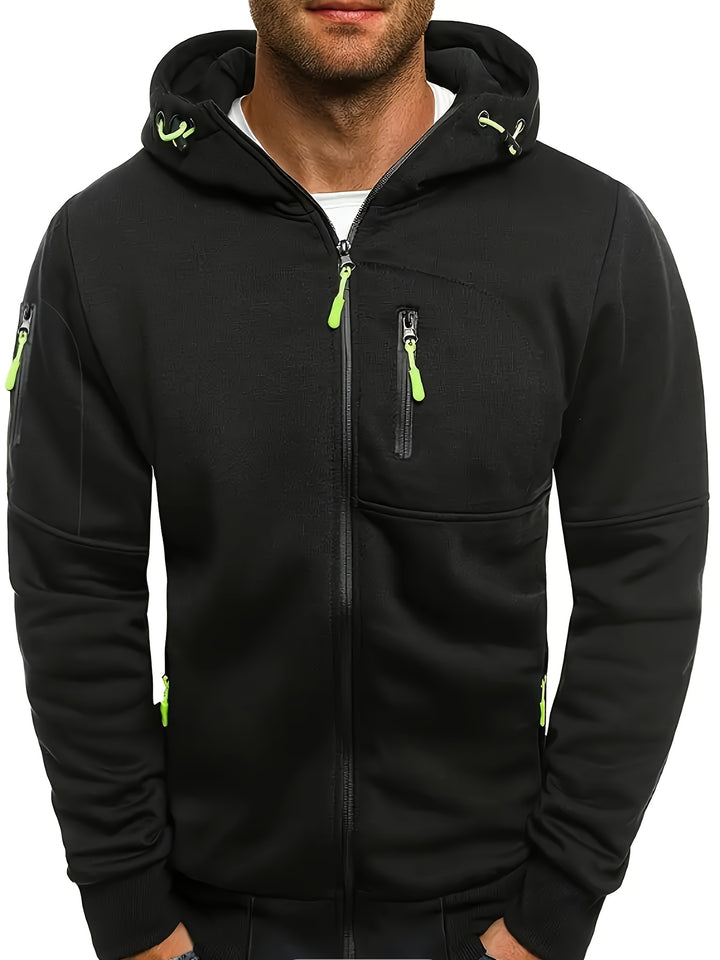 Dominic – Technical Zip-Up Hoodie