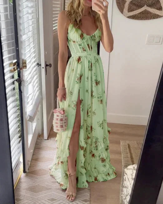 Sonja - Midi Dress With Floral Pattern