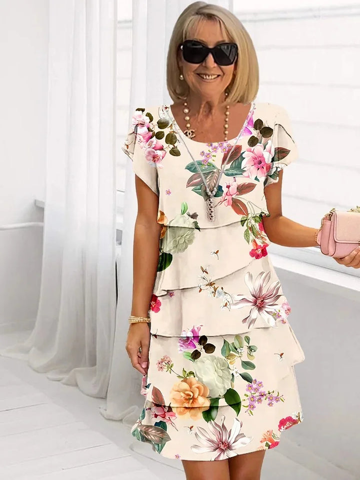 Dirra – Tiered Floral Dress