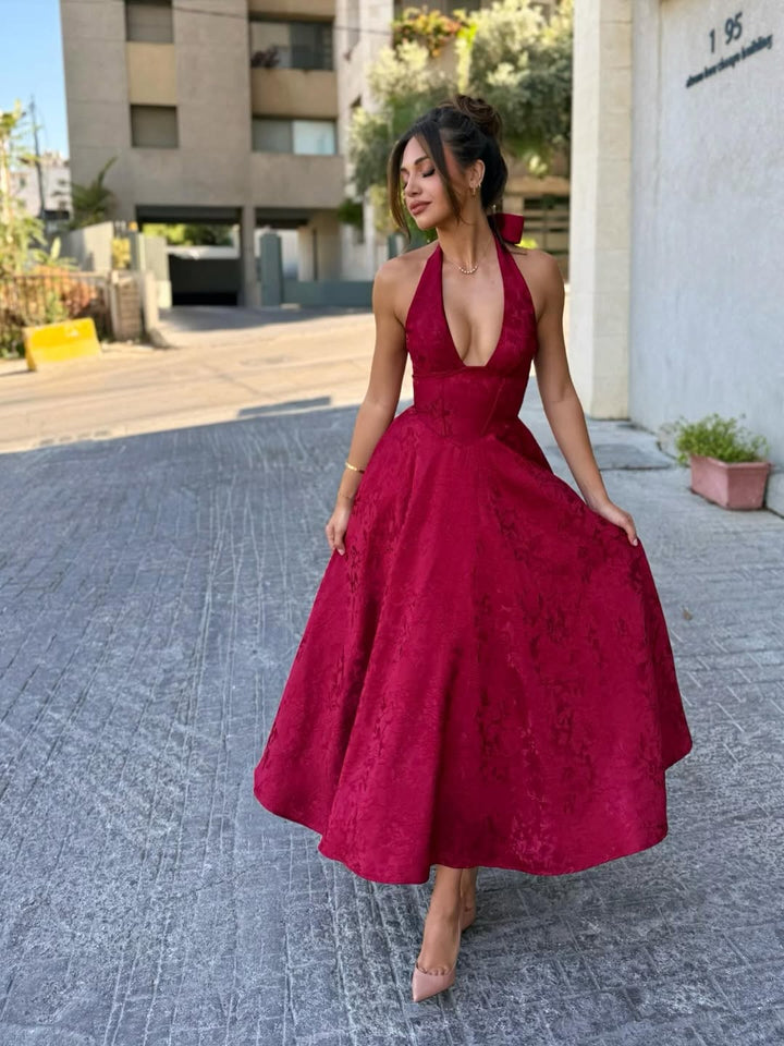 Esmeralda - Elegant Midi Dress