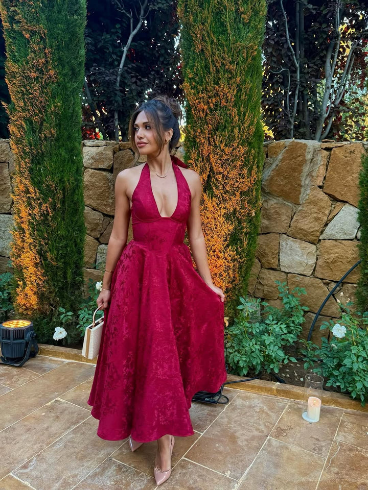 Esmeralda - Elegant Midi Dress