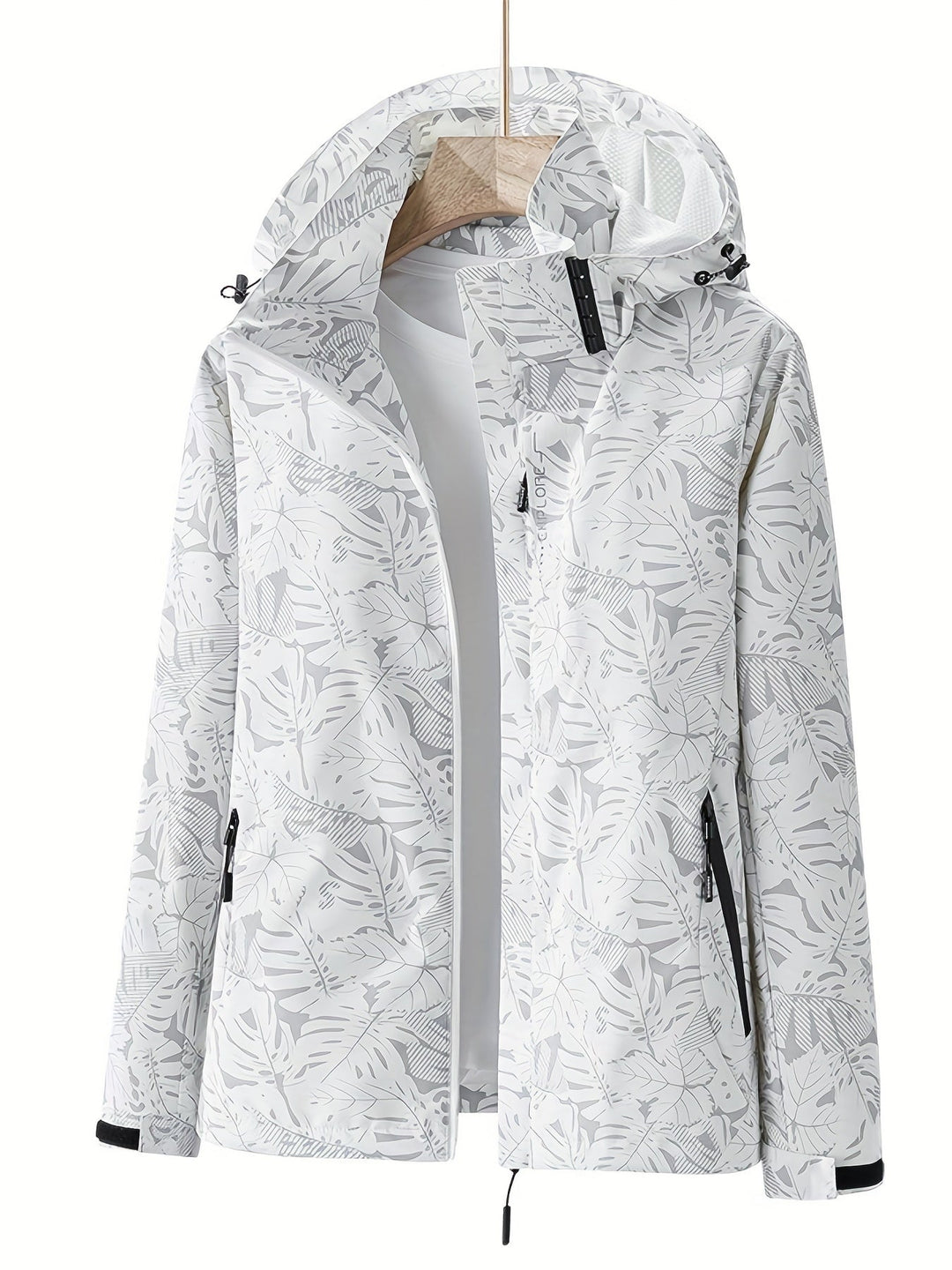 Lauren | Windproof Outdoor Jacket with Camouflage Print