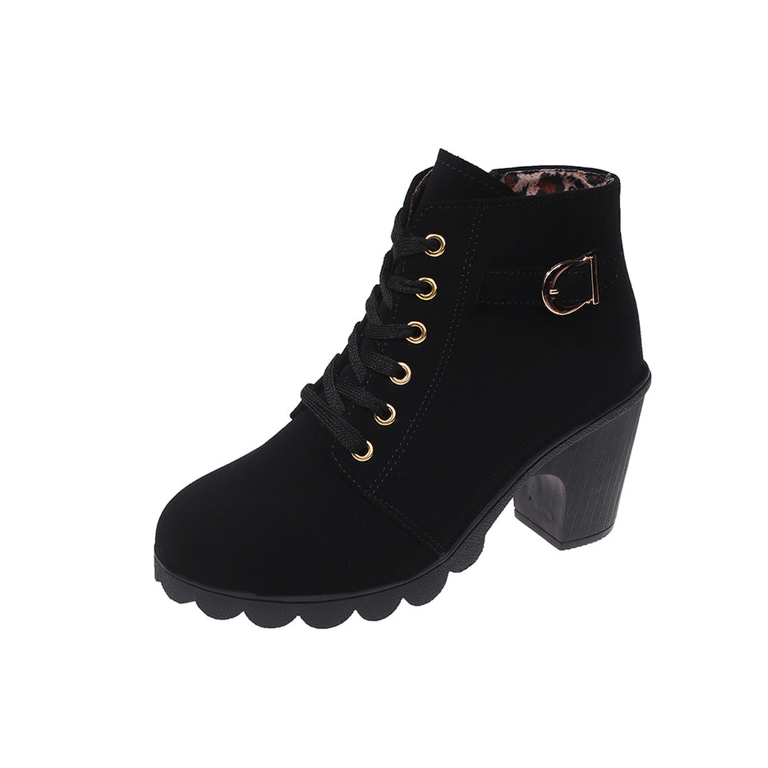 Riley – Heeled Side Zipper Ankle Boots