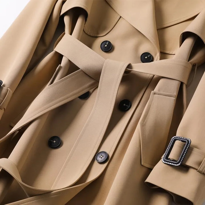 Adina – Double-Breasted Trench Coat