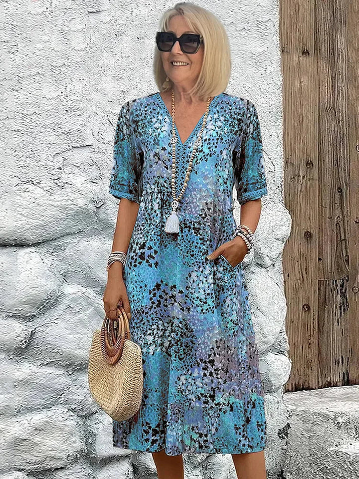 Allyria – Flowing Midi Dress