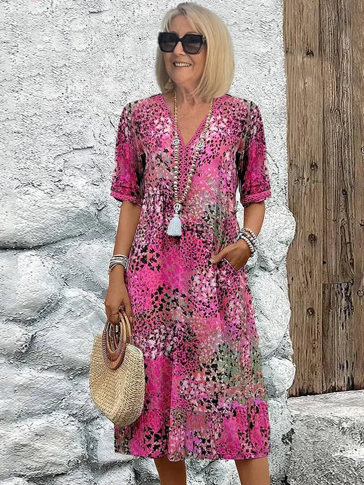 Allyria – Flowing Midi Dress