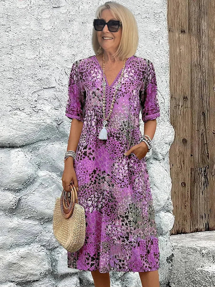 Allyria – Flowing Midi Dress