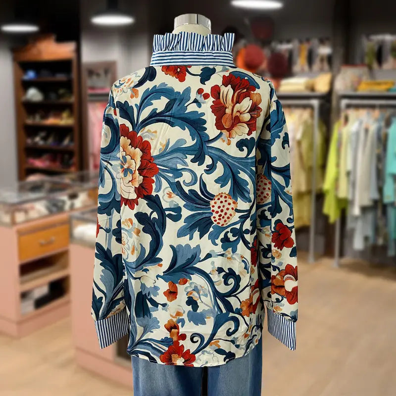 Serenity – Vintage Floral Blouse