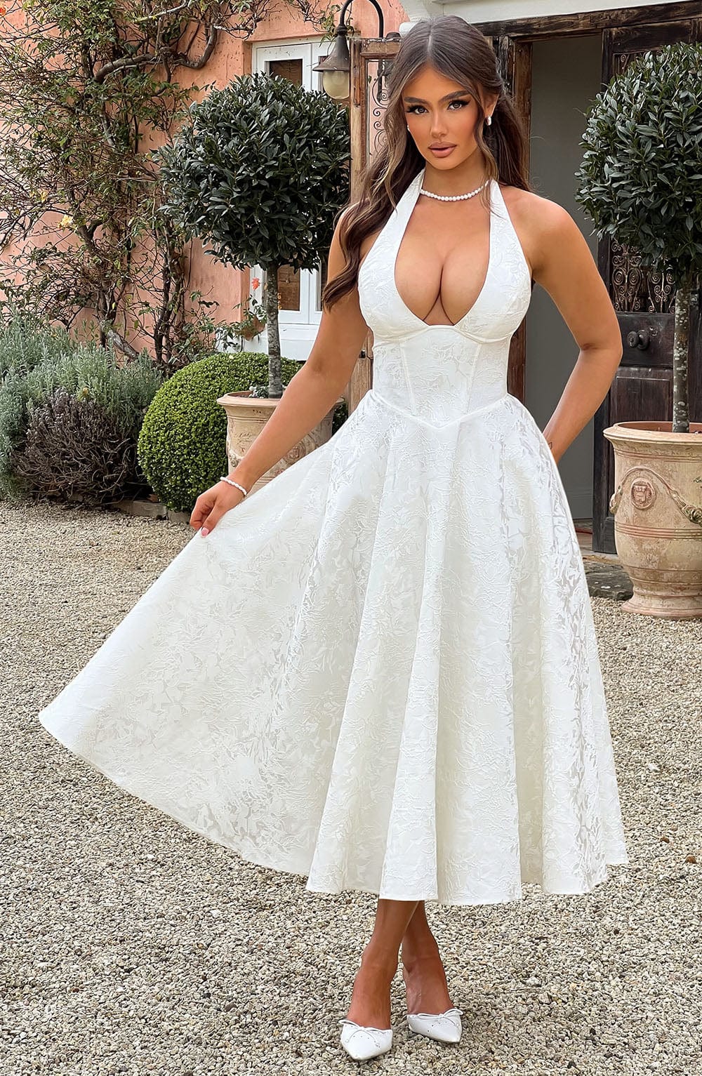 Esmeralda - Elegant Midi Dress