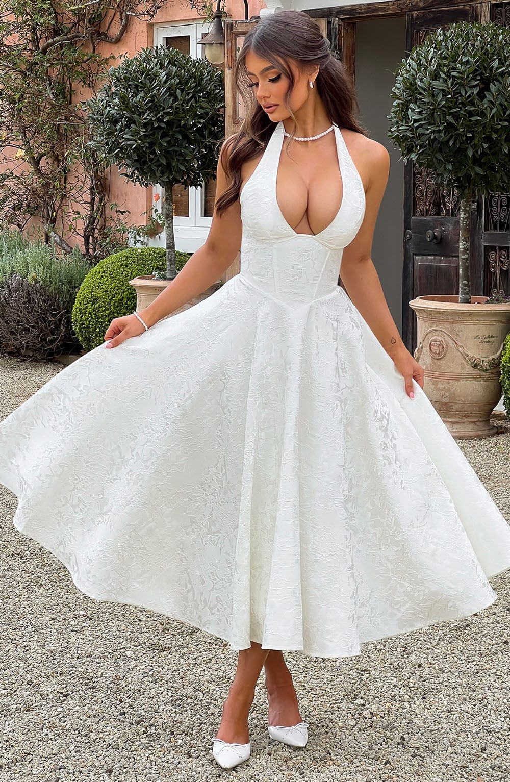 Esmeralda - Elegant Midi Dress