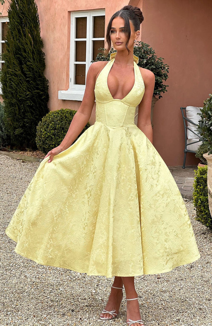 Esmeralda - Elegant Midi Dress