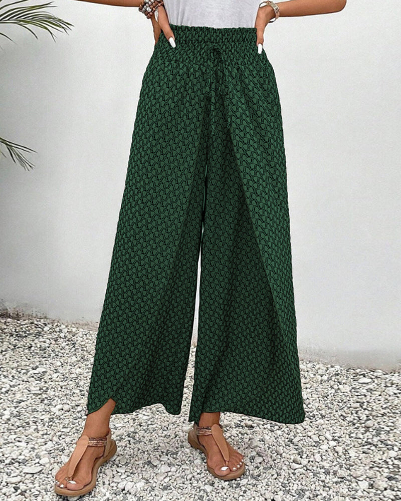 Lunara - Women's Wide-Leg Trousers