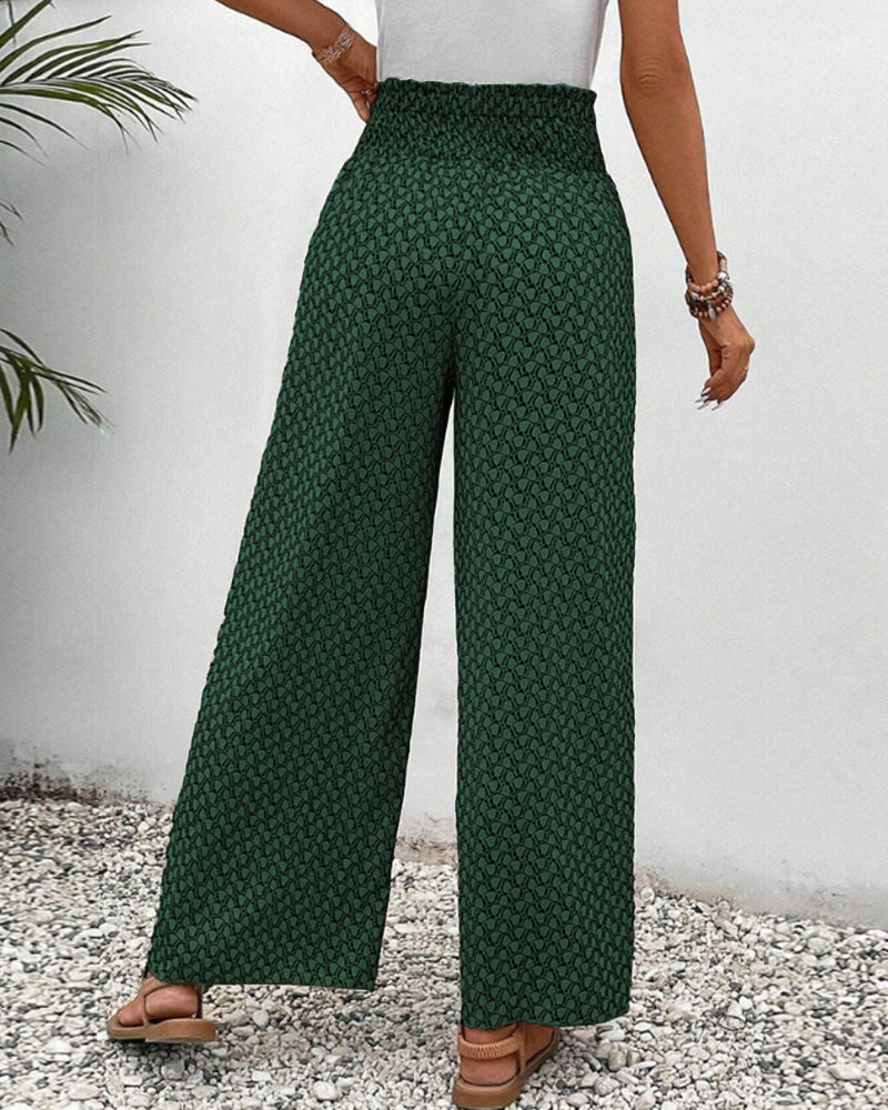 Lunara - Women's Wide-Leg Trousers