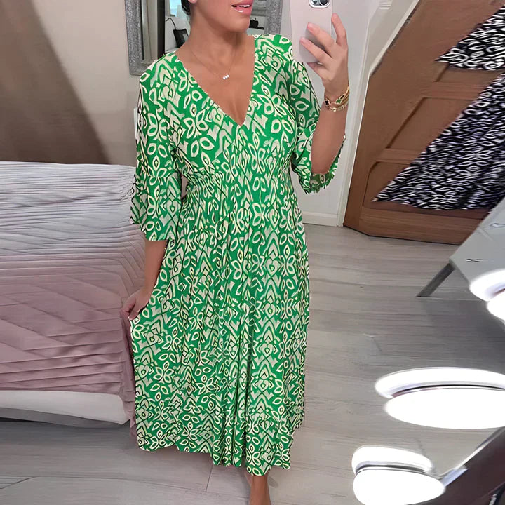 Frieda - Dress With V-Neckline