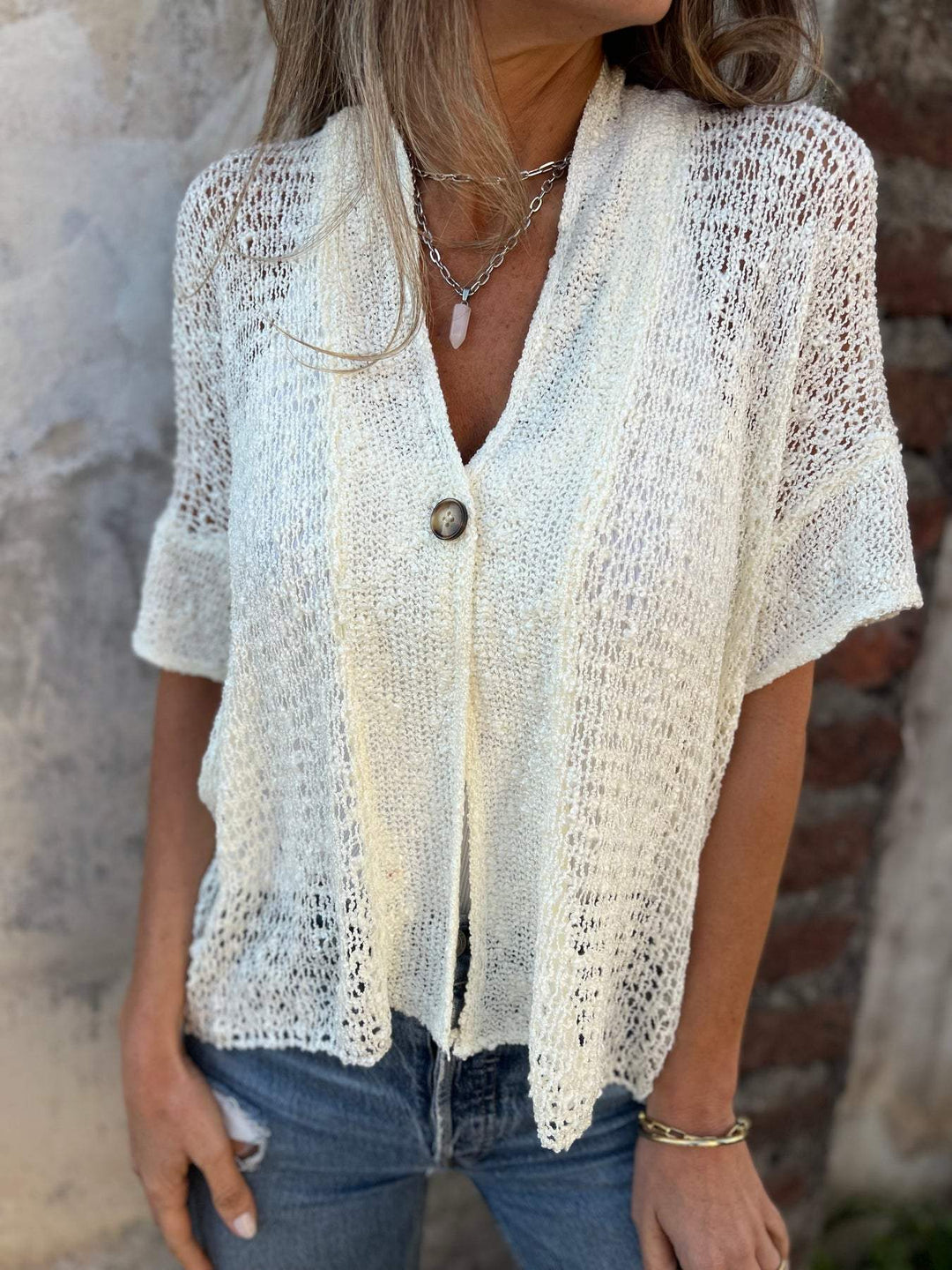 Naeria - Elegant Textured Top