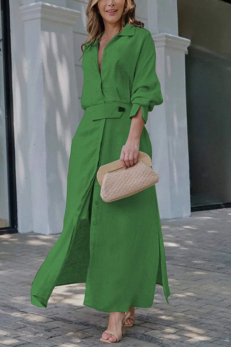 Jeanette - Maxi Dress With V-Neckline