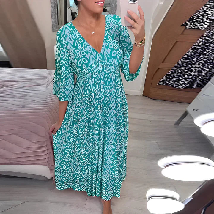 Frieda - Dress With V-Neckline